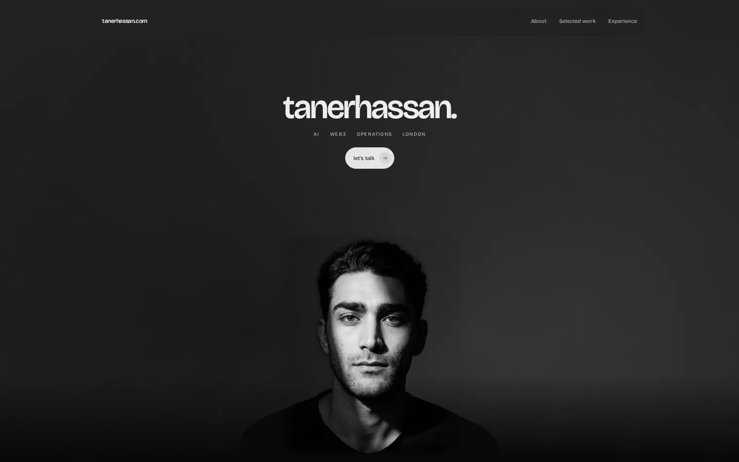 tanerhassan.com homepage